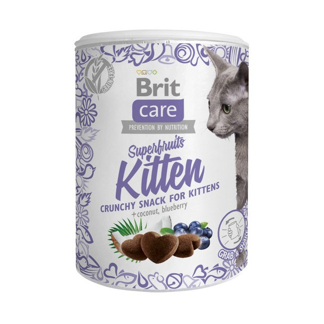Brit Care Cat Snack Superfruits Kitten 100g