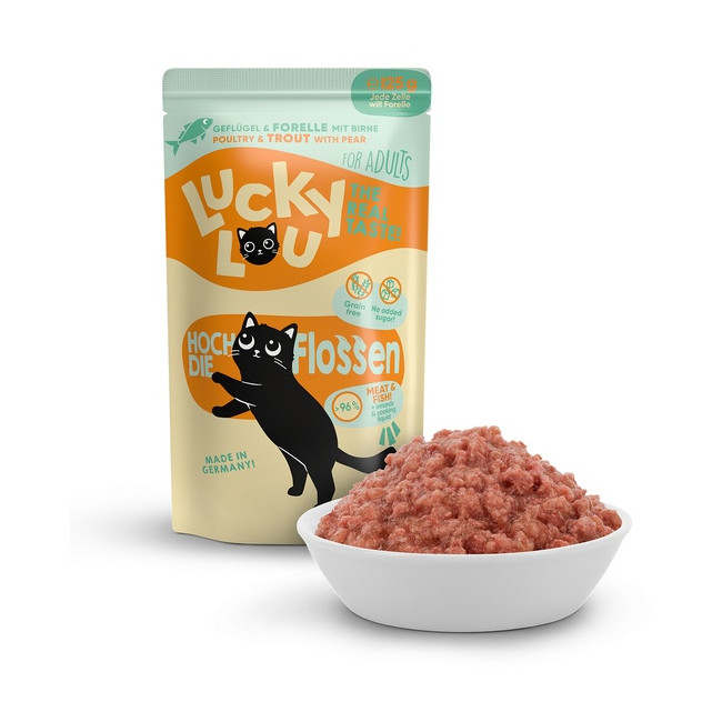 Lucky Lou Lifestage Adult Drób i pstrąg saszetka 125g