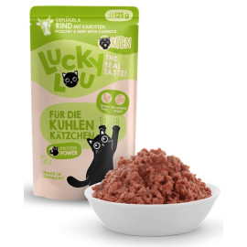 Lucky Lou Lifestage Kitten Drób i wołowina saszetka 125g