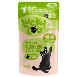 Lucky Lou Lifestage Kitten Drób i wołowina saszetka 125g