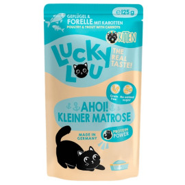 Lucky Lou Lifestage Kitten Drób i pstrąg saszetka 125g