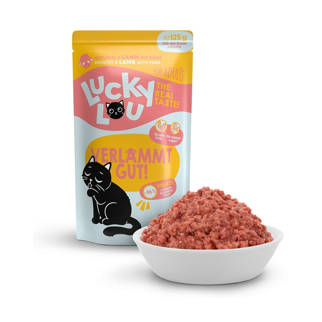 Lucky Lou Lifestage Adult Drób i jagnięcina saszetka 125g