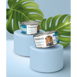 Amanova Cat Chicken & Tuna - kurczak i tuńczyk w bulionie puszka 70g [05]