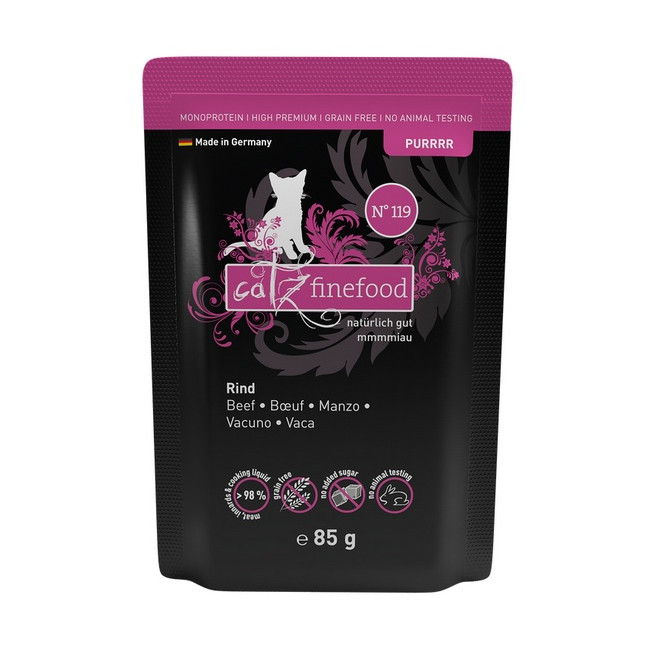 Catz Finefood Purrrr N.119 Wołowina saszetka 85g