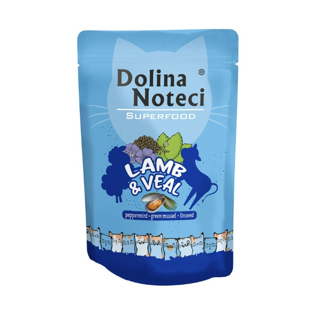 Dolina Noteci Superfood Kot Jagnięcina i cielęcina saszetka 85g