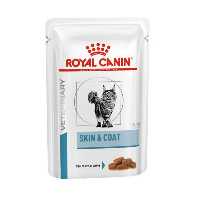 Royal Canin Veterinary Care Nutrition Feline Skin & Coat saszetka 85g