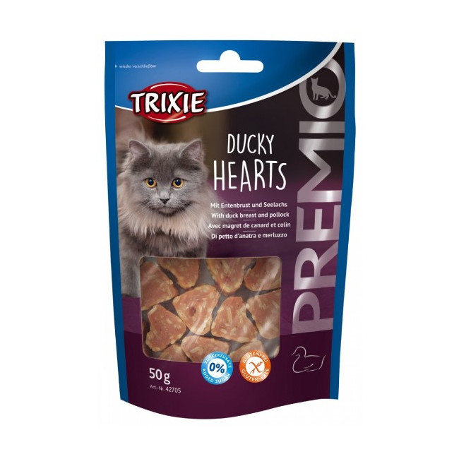 Trixie Premio Ducky Hearts - kacze serca 50g [42705]