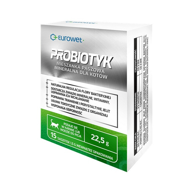 Eurowet Probiotyk dla kotów - saszetka 1,5g