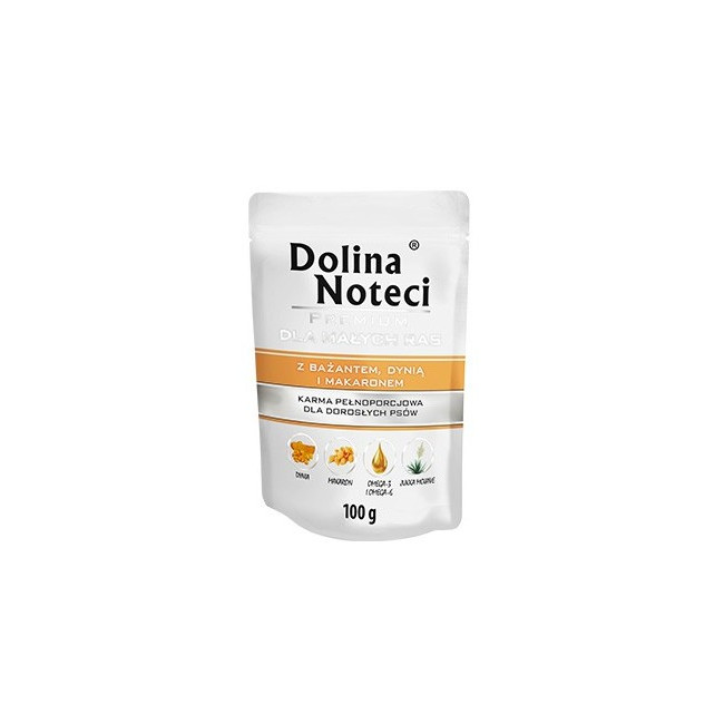 Dolina Noteci Premium Pies Bażant, dynia i makaron saszetka 100g