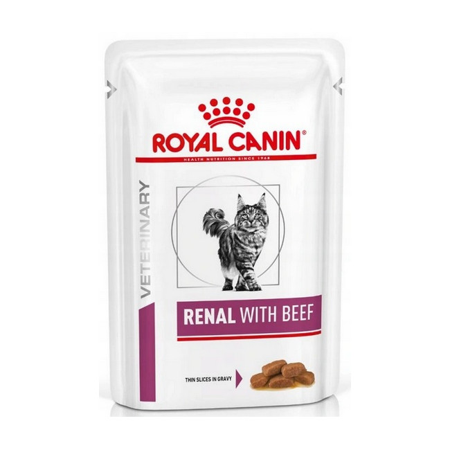 Royal Canin Veterinary Diet Feline Renal Wołowina saszetka 85g