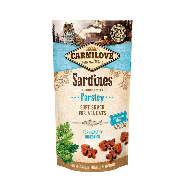 Carnilove Cat Snack Fresh Soft Sardine+Parsley 50g