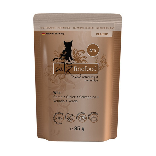 Catz Finefood Classic N.09 Dziczyzna saszetka 85g