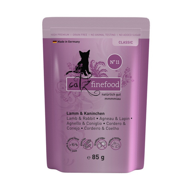 Catz Finefood Classic N.11 Jagnięcina i Królik saszetka 85g