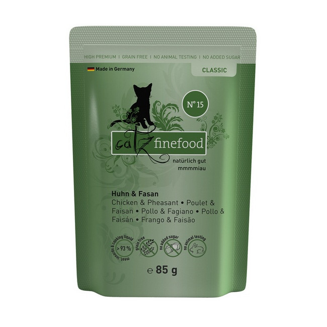 Catz Finefood Classic N.15 Kurczak i Bażant saszetka 85g