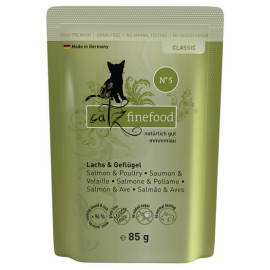 Catz Finefood Classic N.05 Łosoś i drób saszetka 85g