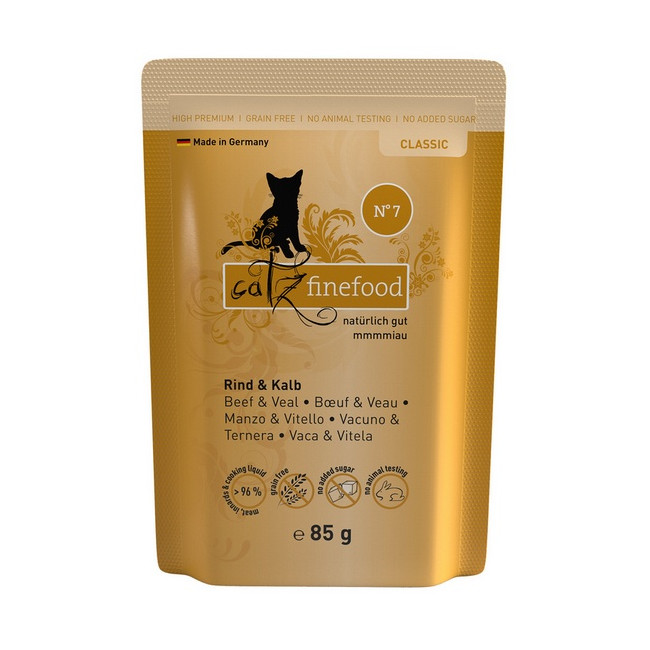 Catz Finefood Classic N.07 Wołowina i cielęcina saszetka 85g