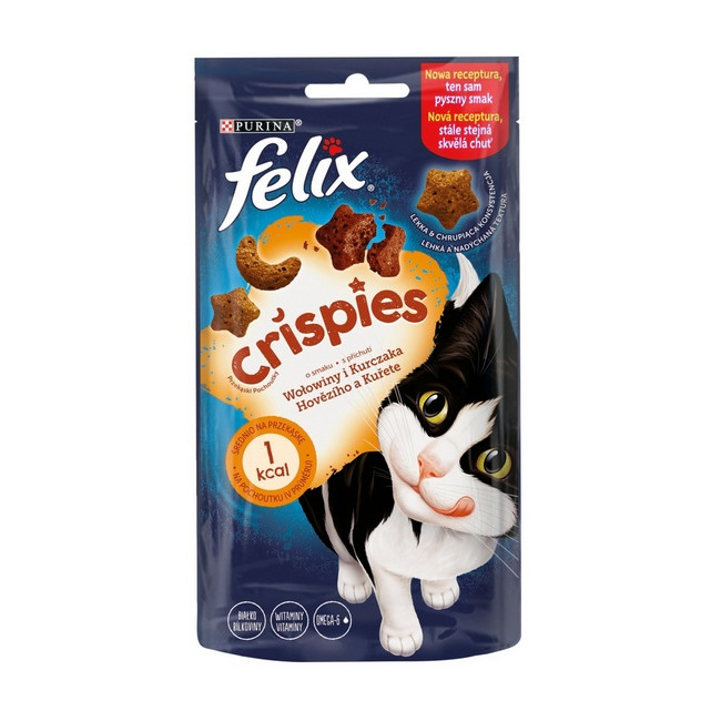 Felix Crispies Wołowina i Kurczak 45g