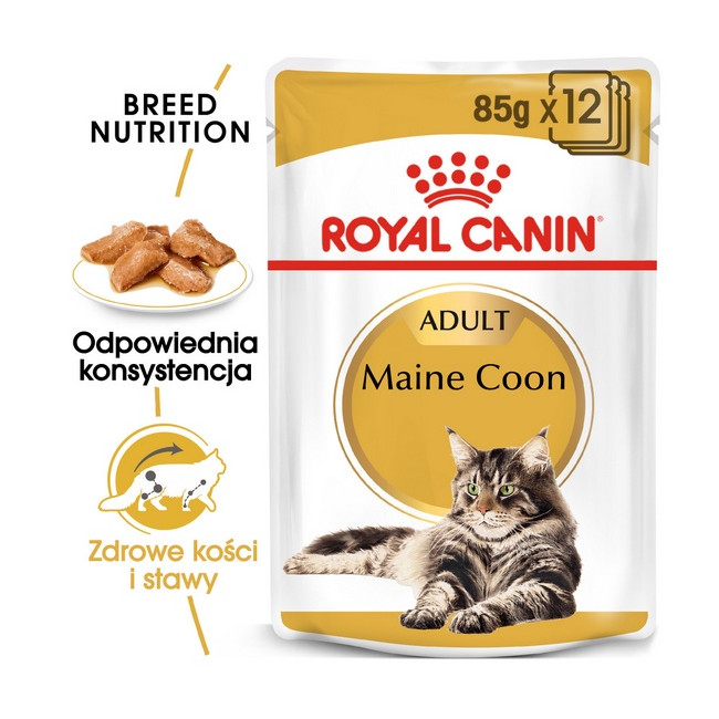 Royal Canin Maine Coon karma mokra w sosie dla kotów dorosłych rasy maine coon saszetka 85g
