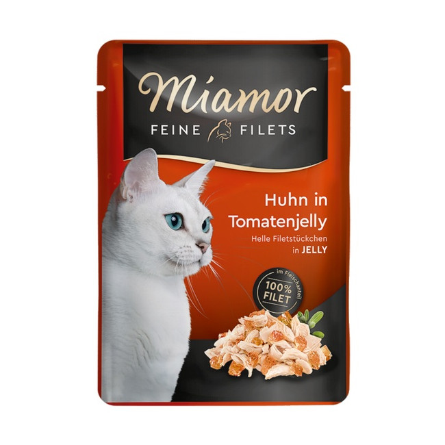 Miamor Feine Filets Kurczak & Galaretka pomidorowa saszetka 100g