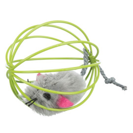 Trixie Piłka druciana z myszką [4115]