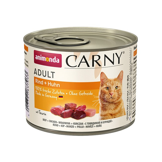 Animonda Carny Adult Wołowina + Kurczak puszka 200g