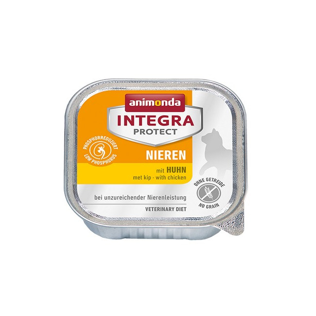 Animonda Integra Protect Nieren dla kota - z kurczakiem tacka 100g