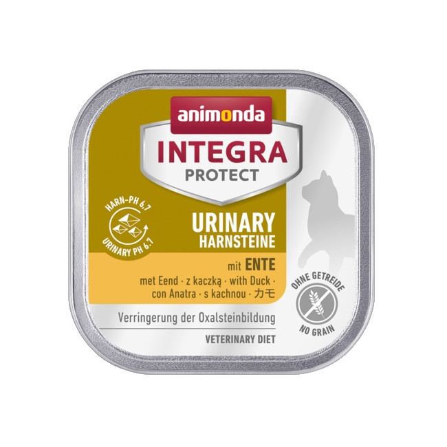 Animonda Integra Protect Urinary Harnsteine Oxalate dla kota - z kaczką tacka 100g