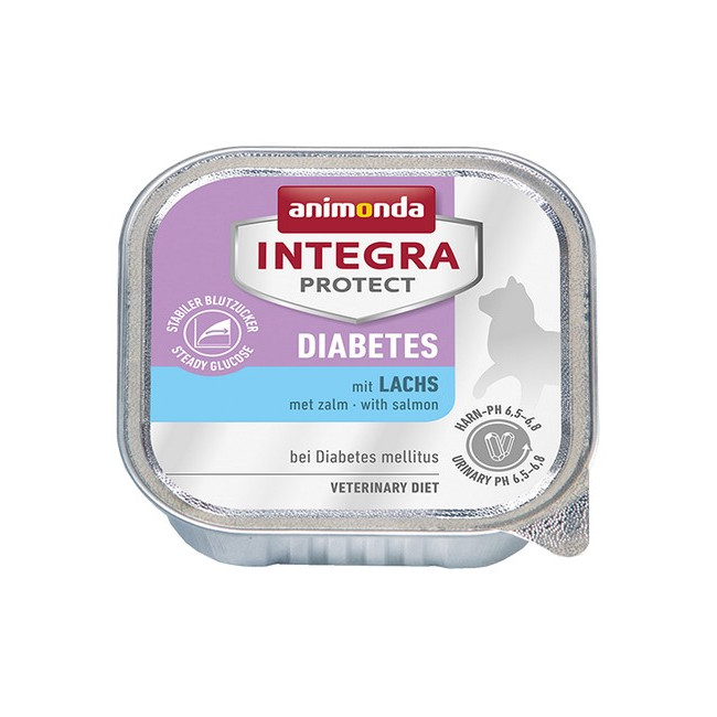 Animonda Integra Protect Diabetes dla kota - z łososiem tacka 100g