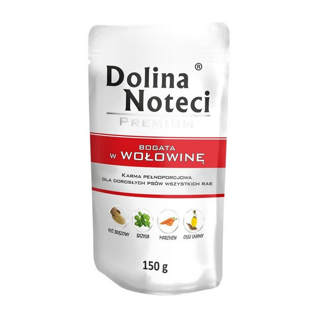 Dolina Noteci Premium Pies Wołowina saszetka 150g
