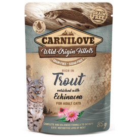 Carnilove Cat Trout & Echinacea - pstrąg i Echinacea saszetka 85g