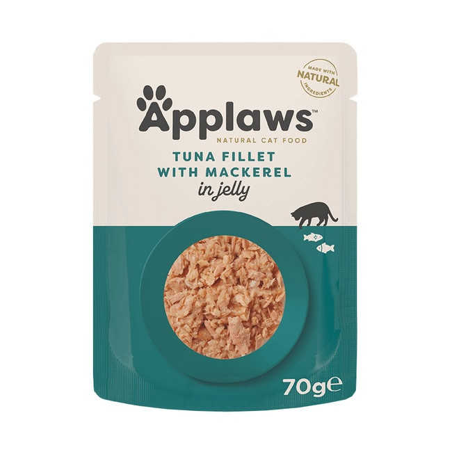 Applaws saszetka dla kota tuńczyk z makrelą w galaretce 70g
