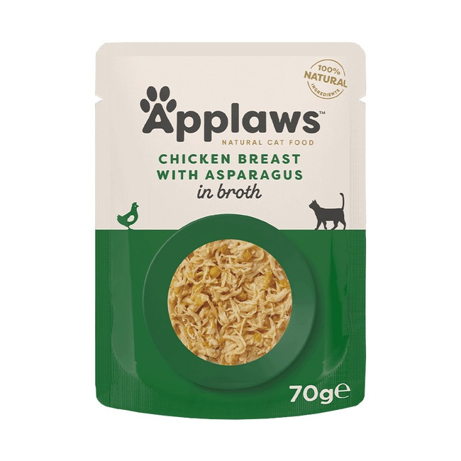 Applaws saszetka dla kota Kurczak i Szparagi 70g