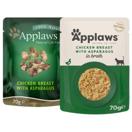 Applaws saszetka dla kota Kurczak i Szparagi 70g