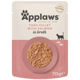 Applaws saszetka dla kota Tuńczyk z Łososiem w rosole 70g