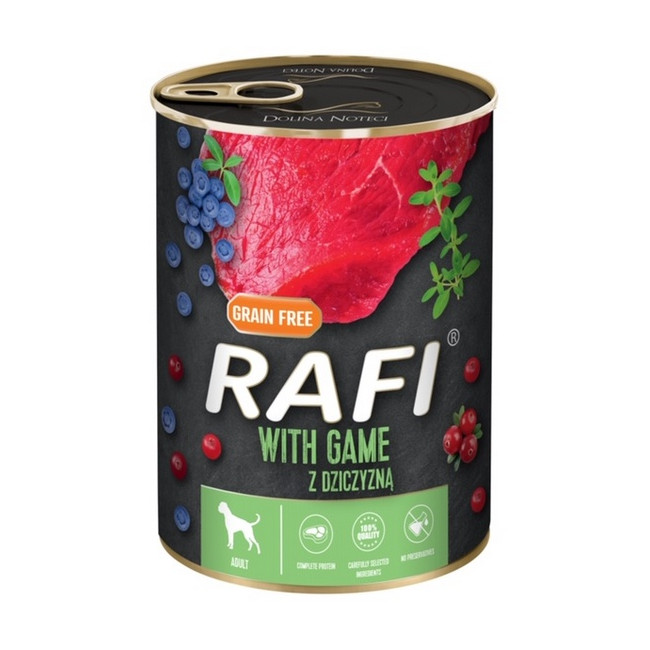 Rafi Pies Dziczyzna puszka 400g