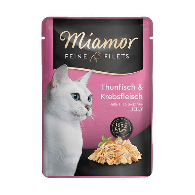 Miamor Feine Filets Tuńczyk & Kraby saszetka 100g