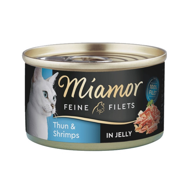 Miamor Feine Filets Dose Thunfisch & Shrimps - tuńczyk i krewetki 100g