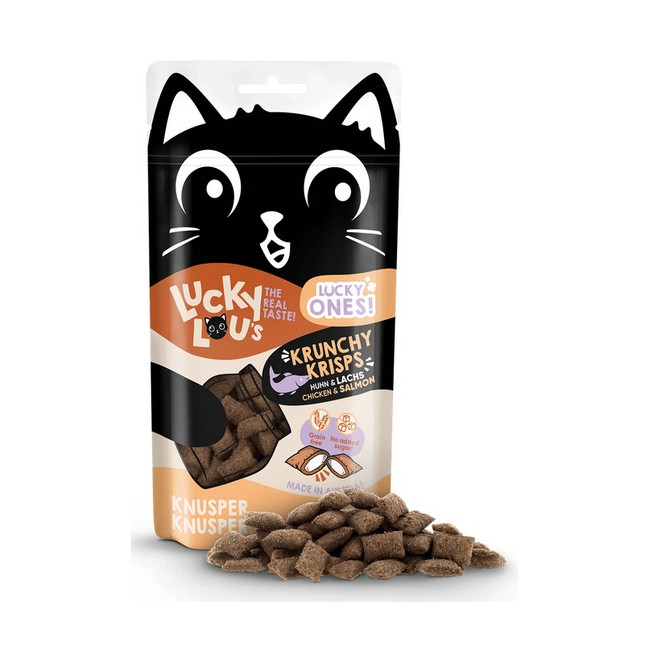 Lucky Lou Lucky Ones Krunchy Krisps Kurczak & Łosoś 60g