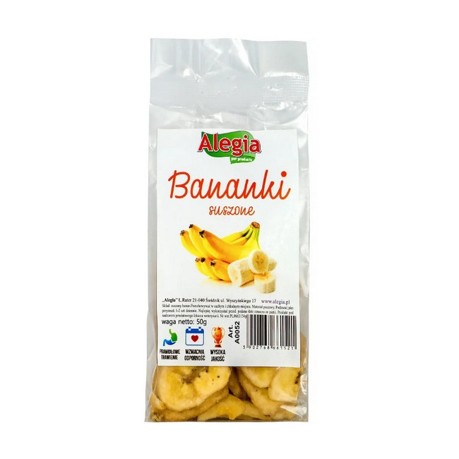 Alegia Banany suszone 50g