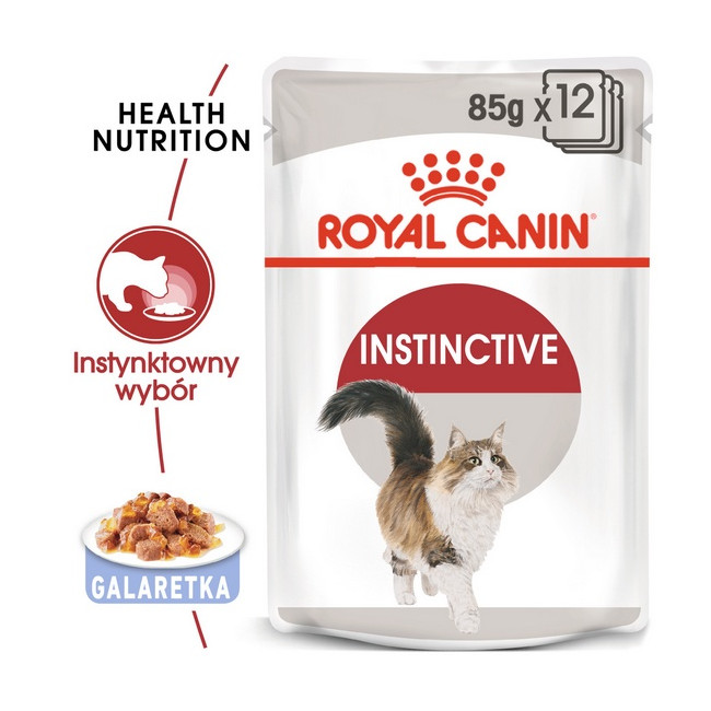 Royal Canin Instinctive w galaretce karma mokra dla kotów dorosłych, wybrednych saszetka 85g