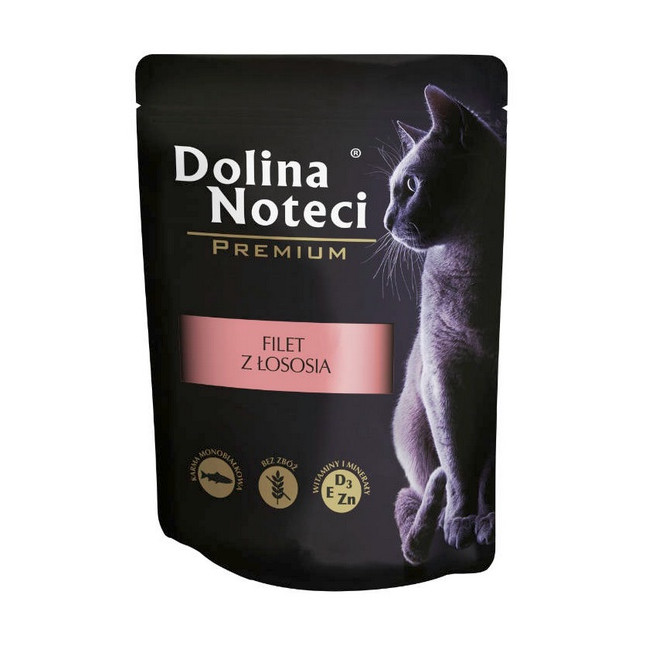 Dolina Noteci Premium Kot Filet z łososia saszetka 85g