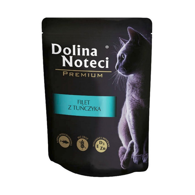 Dolina Noteci Premium Kot Filet z tuńczyka saszetka 85g
