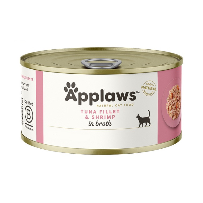 Applaws puszka dla kota Tuńczyk i Krewetki 70g