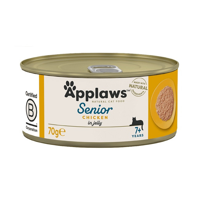 Applaws puszka dla kota Senior kurczak 70g