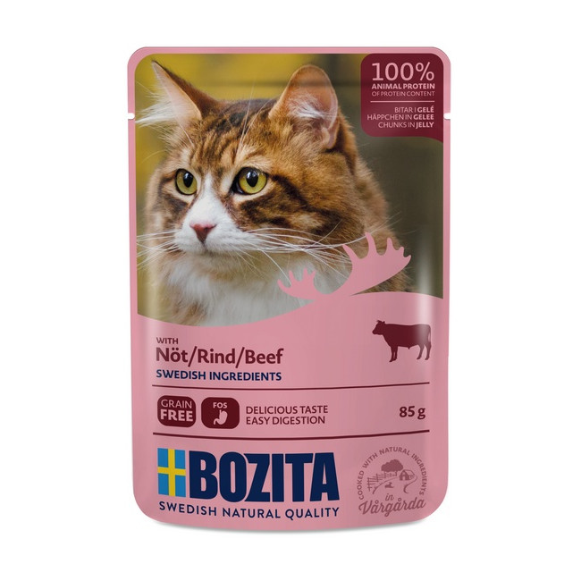 Bozita Cat Wołowina w galaretce saszetka 85g