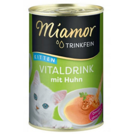Miamor Vitaldrink Kitten z kurczakiem puszka 135g