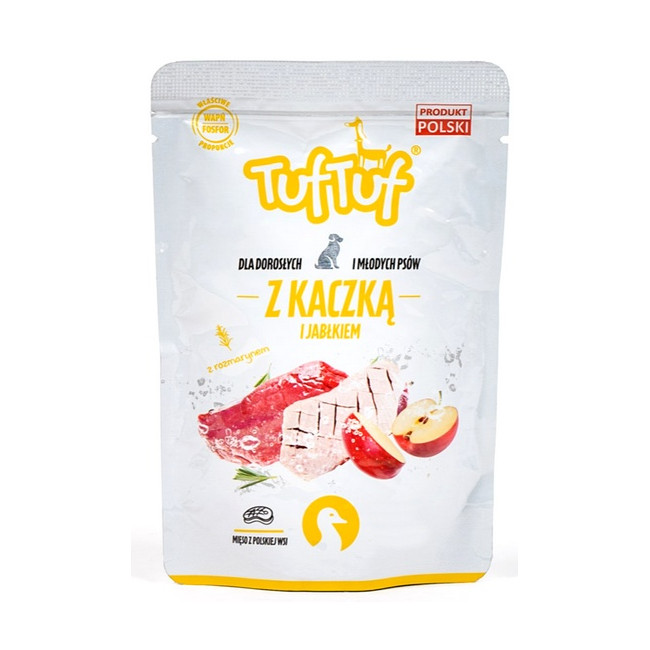 TUF TUF Kaczka z jabłkiem dla psa saszetka 500g
