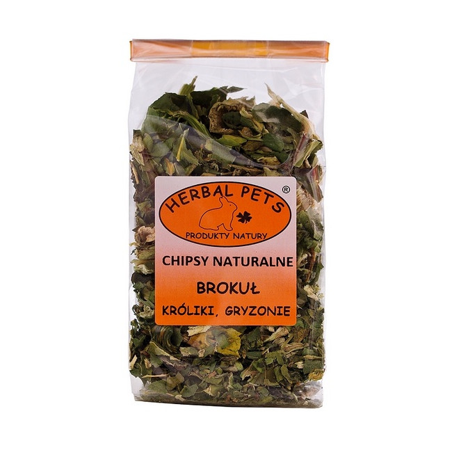 Herbal Pets Chipsy naturalne - brokuł 50g
