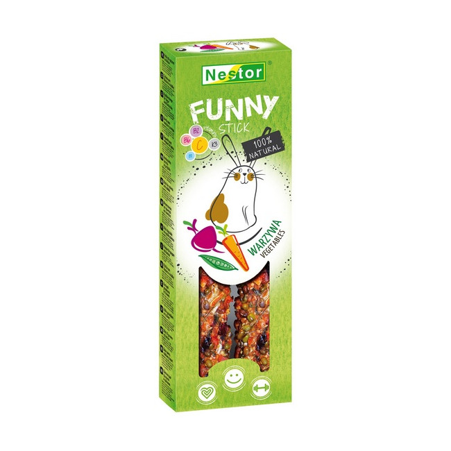 Nestor Kolba Gryzoń Funny Warzywa 2szt
