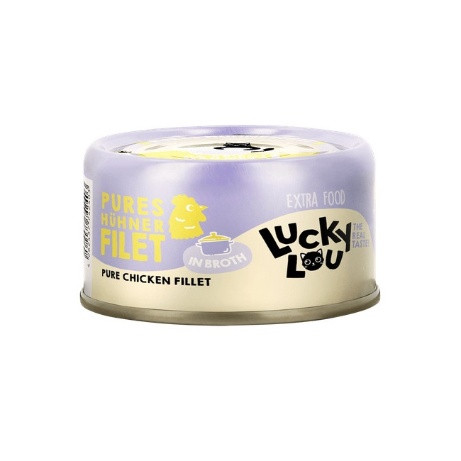 Lucky Lou Extrafood Kurczak w bulionie puszka 70g